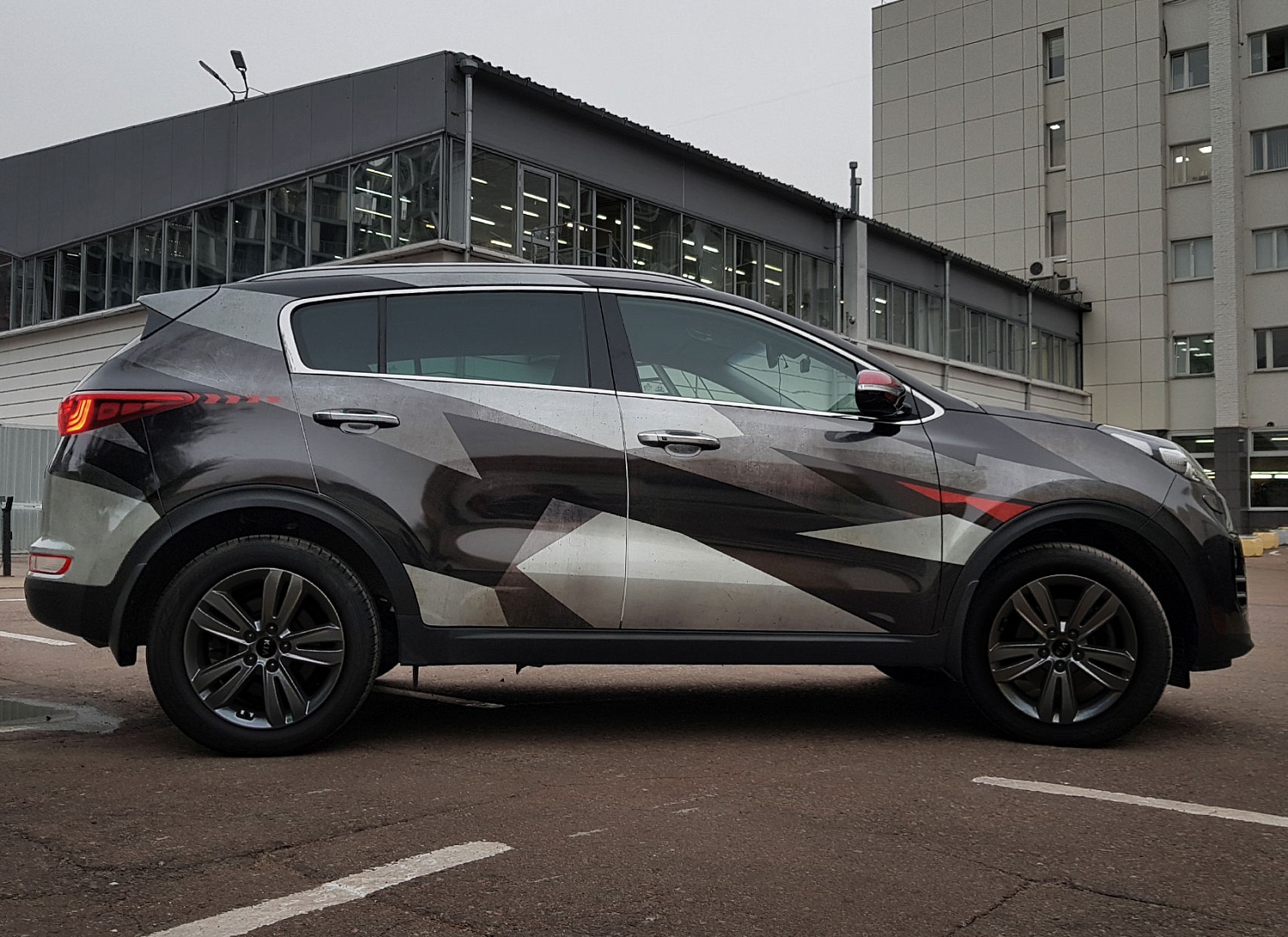 Оклейка пленкой Kia Sportage
