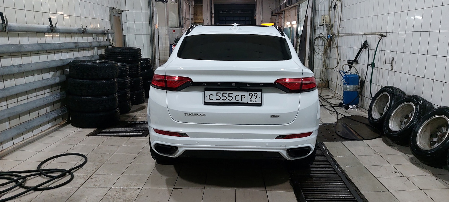Антихром Geely Tugella