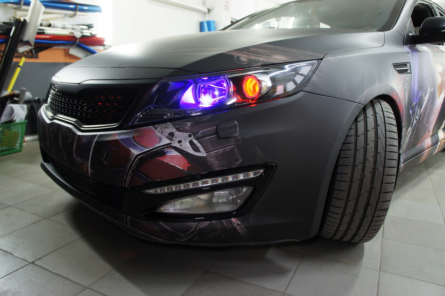 Оклейка пленкой Kia Optima