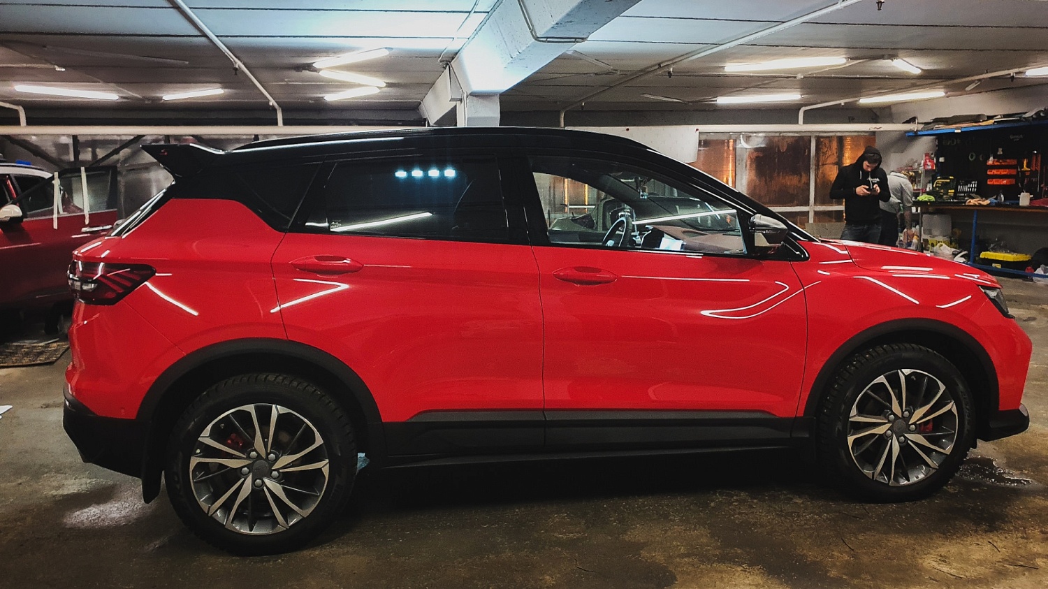 Антихром Geely Coolray